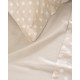 Κουβερλί Υπέρδιπλο Σετ Coquette Beige 200TC Satin Cotton Rythmos (220x240) 3Τεμ