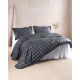 Πάπλωμα Υπέρδιπλο Σετ Coquette Black 200TC Satin Cotton Rythmos (220x240) 3Τεμ