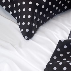 Πάπλωμα Υπέρδιπλο Σετ Coquette Black 200TC Satin Cotton Rythmos (220x240) 3Τεμ