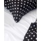 Πάπλωμα Υπέρδιπλο Σετ Coquette Black 200TC Satin Cotton Rythmos (220x240) 3Τεμ