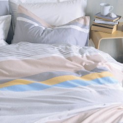 Σεντόνια Φανελένια Υπέρδιπλα Σετ Flannel Jesse Grey Cotton Rythmos (165x205+25 ) Με Λάστιχο 4Τεμ