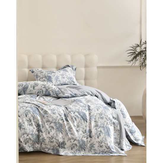 Πάπλωμα Υπέρδιπλο Σετ Status Maudelyn 230TC Satin Cotton Rythmos (235x250) 3Τεμ