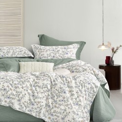 Σεντόνια Υπέρδιπλα Σετ Status Reverie 230TC Satin Cotton Rythmos (245x270) 4Τεμ