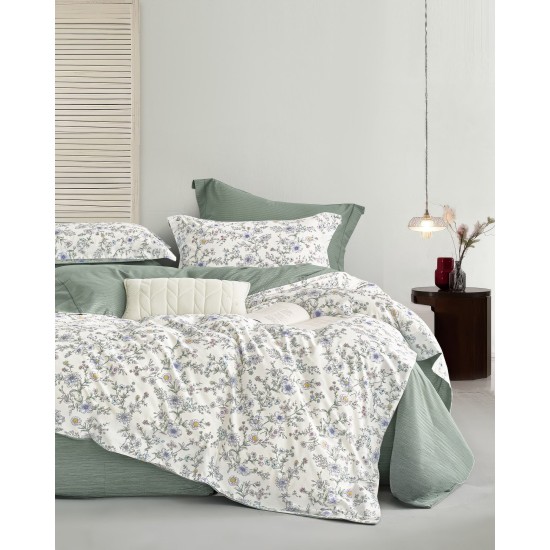 Κουβερλί Υπέρδιπλο Σετ Status Reverie 230TC Satin Cotton Rythmos (235x250) 3Τεμ