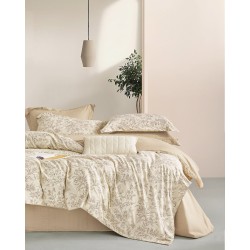 Σεντόνια King Σετ Status Leonti 230TC Satin Cotton Rythmos (245x270) 4Τεμ