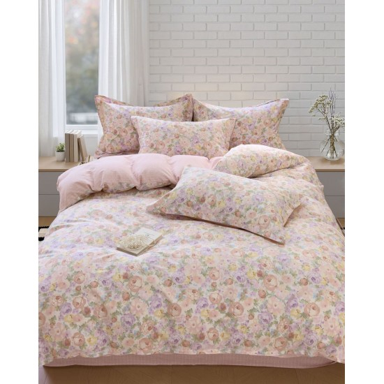 Σεντόνια Υπέρδιπλα Σετ Spirit Oasis 200TC Satin Cotton Rythmos (230x260) 4Τεμ