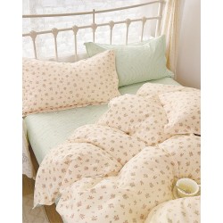 Σεντόνια Υπέρδιπλα Σετ Spirit Leslie 200TC Satin Cotton Rythmos (230x260) 4Τεμ
