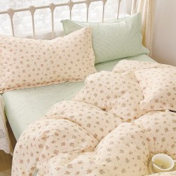 Πάπλωμα Υπέρδιπλο Σετ Spirit Leslie 200TC Satin Cotton Rythmos (220x240) 3Τεμ