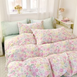 Πάπλωμα Υπέρδιπλο Σετ Spirit Aireys 200TC Satin Cotton Rythmos (220x240) 3Τεμ