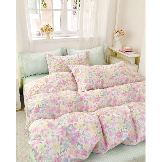 Κουβερλί Υπέρδιπλο Σετ Spirit Aireys 200TC Satin Cotton Rythmos (220x240) 3Τεμ