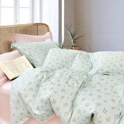 Πάπλωμα Υπέρδιπλο Σετ Spirit Victoria 200TC Satin Cotton Rythmos (220x240) 3Τεμ