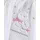 Κουβέρτα Πικέ Κούνιας Newborn Snowball Pink Cotton Rythmos (120x150) 1Τεμ