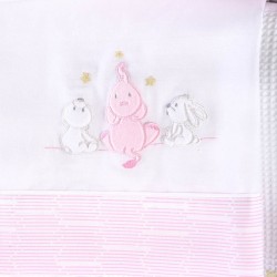 Σεντόνια Βρεφικά Κούνιας Σετ Elephant Friends Pink Cotton Rythmos (100x160) 3Τεμ Σεντόνια Βρεφικά Κούνιας Σετ Elephant Friends Pink Cotton Rythmos (100x160) 3Τεμ
