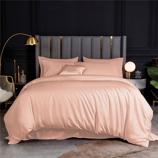 Μαξιλαροθήκες Σετ Bamboo Salmon 300TC Cotton Rythmos (50x70) 2Τεμ