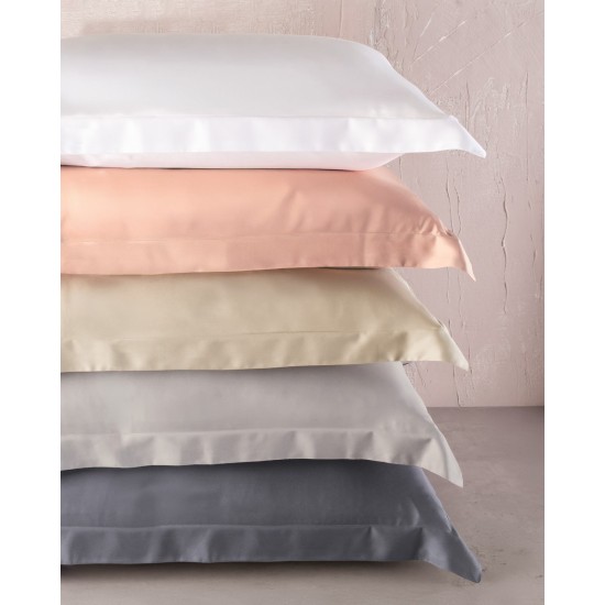 Μαξιλαροθήκες Σετ Bamboo White 300TC Cotton Rythmos (50x70) 2Τεμ