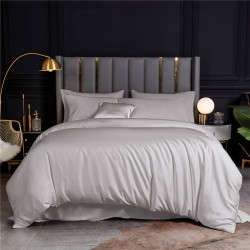 Μαξιλαροθήκες Σετ Bamboo Grey 300TC Cotton Rythmos (50x70) 2Τεμ