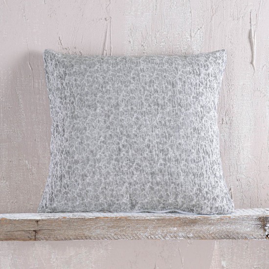 Διακοσμητική Μαξιλαροθήκη Chinille Stefan Grey Jacquard Rythmos (40x40) 1Τεμ Διακοσμητική Μαξιλαροθήκη Chinille Stefan Grey Jacquard Rythmos (40x40) 1Τεμ