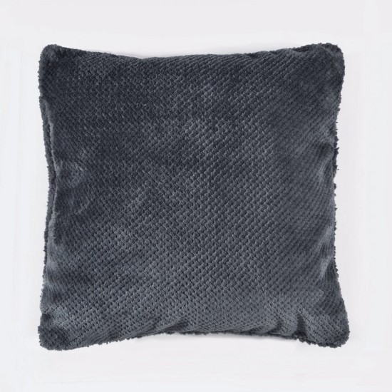 Διακοσμητική Μαξιλαροθήκη Soft Duvet Pillowcases Alvaro Grey Rythmos (50x50) 1Τεμ