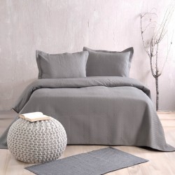 Κουβερλί Υπέρδιπλο Σετ Alloure 01 Grey Micro Rythmos (220x240) 3Τεμ Κουβερλί Υπέρδιπλο Σετ Alloure 01 Grey Micro Rythmos (220x240) 3Τεμ