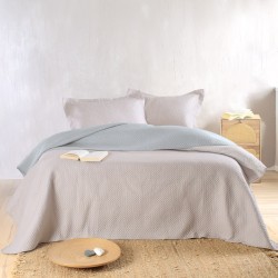 Κουβερλί Υπέρδιπλο Σετ Allure Powder-Beige Duble Face Microsatin Rythmos (220x240) 3Τεμ