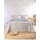 Κουβερλί King Size Σετ Allure Powder-Beige Duble Face Microsatin Rythmos (240x250) 3Τεμ