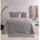 Κουβερλί Μονό Σετ Alloure 02 Double Face Grey-Beige Micro Rythmos (160x240) 2Τεμ