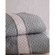 Κουβερλί Μονό Σετ Alloure 02 Double Face Grey-Beige Micro Rythmos (160x240) 2Τεμ