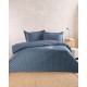 Κουβερλί Υπέρδιπλο Σετ Tener Blue Microsatin Rythmos (220x240) 3Τεμ