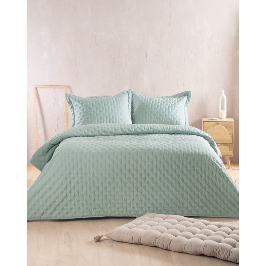 Κουβερλί King Size Σετ Tener Aqua Microsatin Rythmos (240x260) 3Τεμ Κουβερλί King Size Σετ Tener Aqua Microsatin Rythmos (240x260) 3Τεμ
