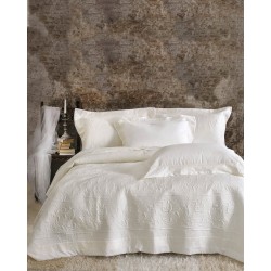 Νυφικά Υπέρδιπλα Σετ Wedding Collection Krispa Ecru Microsatin Rythmos 7Τεμ Νυφικά Υπέρδιπλα Σετ Wedding Collection Krispa Ecru Microsatin Rythmos 7Τεμ