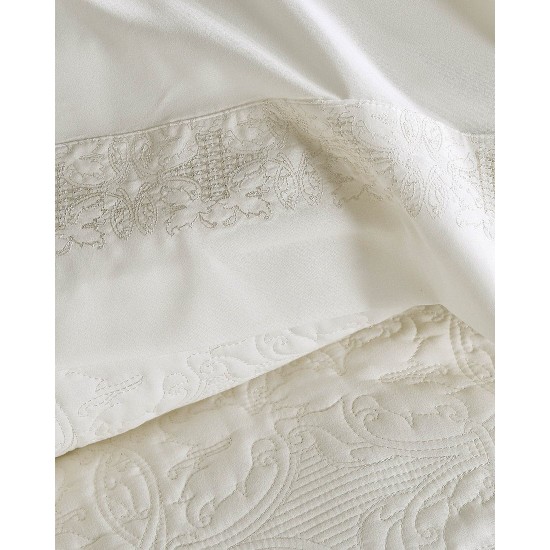 Νυφικά Υπέρδιπλα Σετ Wedding Collection Irina Ecru Microsatin Rythmos 7Τεμ Νυφικά Υπέρδιπλα Σετ Wedding Collection Irina Ecru Microsatin Rythmos 7Τεμ