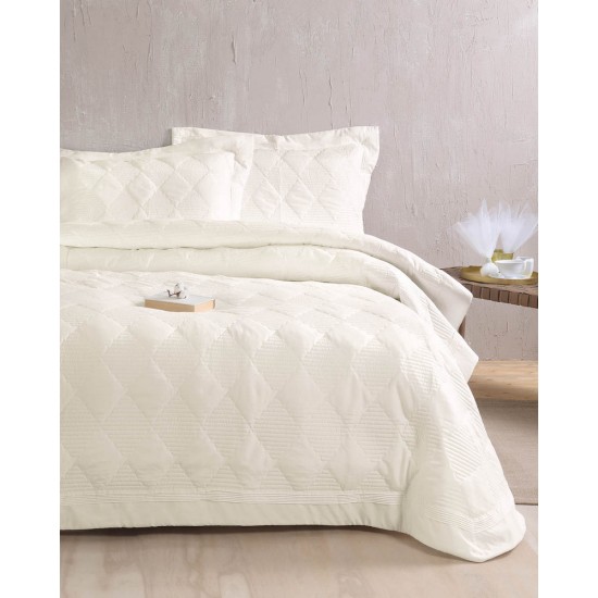 Κουβερλί Υπέρδιπλα Σετ Wedding Collection Charmy Ecru Microsatin Rythmos (235x250) 3Τεμ Κουβερλί Υπέρδιπλα Σετ Wedding Collection Charmy Ecru Microsatin Rythmos (235x250) 3Τεμ