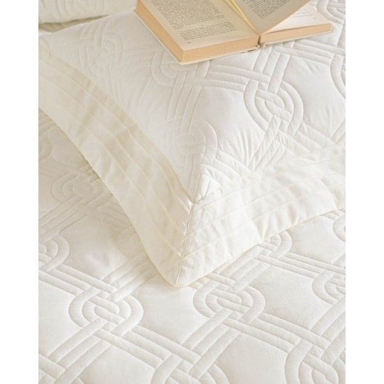 Κουβερλί Υπέρδιπλα Σετ Wedding Collection Reina Ecru Microsatin Rythmos (235x250) 3Τεμ Κουβερλί Υπέρδιπλα Σετ Wedding Collection Reina Ecru Microsatin Rythmos (235x250) 3Τεμ