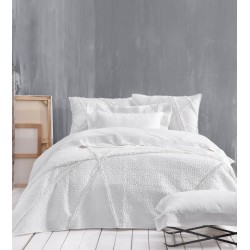 Κουβερλί Νυφικό Υπέρδιπλα Σετ Wedding Collection Deste White Microsatin Rythmos (230x250) 3Τεμ Κουβερλί Νυφικό Υπέρδιπλα Σετ Wedding Collection Deste White Microsatin Rythmos (230x250) 3Τεμ