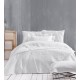 Κουβερλί Νυφικό Υπέρδιπλα Σετ Wedding Collection Deste White Microsatin Rythmos (230x250) 3Τεμ
