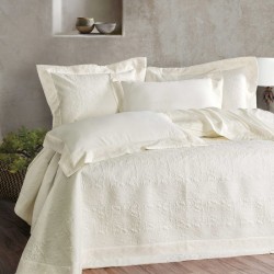 Κουβερλί Νυφικό Υπέρδιπλα Σετ Wedding Collection Irina Ecru Microsatin Rythmos (235x250) 3Τεμ Κουβερλί Νυφικό Υπέρδιπλα Σετ Wedding Collection Irina Ecru Microsatin Rythmos (235x250) 3Τεμ