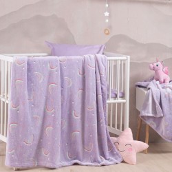Κουβέρτα Fleece Βρεφική Κούνιας Kids Nelie Flannel Fleece Luminus Rythmos (110x140) 1Τεμ