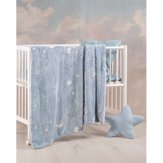 Κουβέρτα Fleece Βρεφική Κούνιας Kids Oddity Flannel Fleece Luminus Rythmos (110x140) 1Τεμ