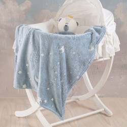 Κουβέρτα Fleece Βρεφική Αγκαλιάς Kids Oddity Flannel Fleece Luminus Rythmos (80x110) 1Τεμ