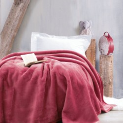 Κουβέρτα Βελουτέ King Size Soft Duvet Velour Ροδί Rythmos (240x260) 1Τεμ Κουβέρτα Βελουτέ King Size Soft Duvet Velour Ροδί Rythmos (240x260) 1Τεμ