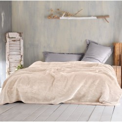 Κουβέρτα Βελουτέ Μονή Soft Duvet Velour Cream Rythmos (160x220) 1Τεμ Κουβέρτα Βελουτέ Μονή Soft Duvet Velour Cream Rythmos (160x220) 1Τεμ