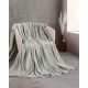 Κουβέρτα Fleece Υπέρδιπλη Soft Blanket Harmonie Grey Jacquard Rythmos (220x240) 1Τεμ