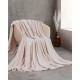 Κουβέρτα Fleece Υπέρδιπλη Soft Blanket Harmonie Beige Jacquard Rythmos (220x240) 1Τεμ