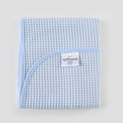 Κουβέρτα Πικέ Κούνιας Newborn Blankets Sweety Light Blue Cotton Rythmos (110x140) 1Τεμ Κουβέρτα Πικέ Κούνιας Newborn Blankets Sweety Light Blue Cotton Rythmos (110x140) 1Τεμ