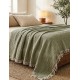 Κουβέρτα Μουσελίνα Υπέρδιπλη Blanket Aether Green Rythmos (240x260) 1Τεμ