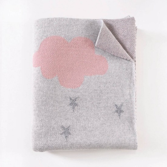 Κουβέρτα Αγκαλιάς Newborn Blankets Cloud Jacquard Cotton Rythmos (80x100) 1Τεμ