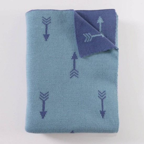 Κουβέρτα Αγκαλιάς Newborn Blankets Tipi Jacquard Cotton Rythmos (80x100) 1Τεμ