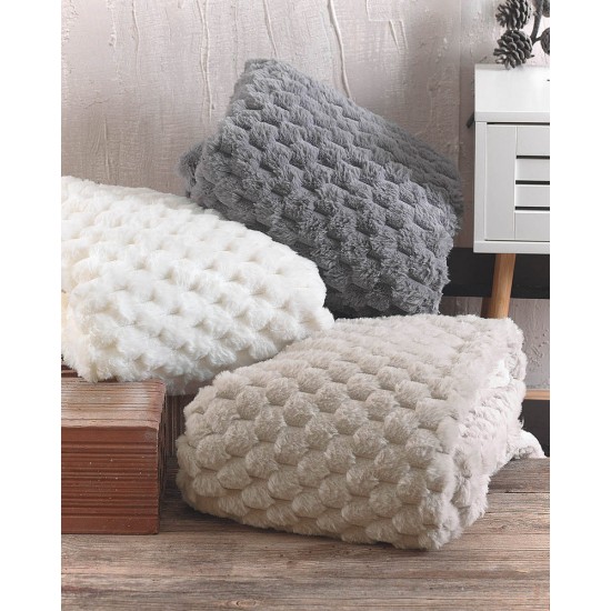 Κουβέρτα Καναπέ Living Room Bella Grey Rythmos (130x180) 1Τεμ