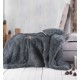 Κουβερτοπάπλωμα Διπλής Όψης Υπέρδιπλο Soft Duvet Leticia Grey Rythmos (220x240) 1Τεμ