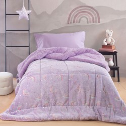 Κουβερτοπάπλωμα Με Sherpa Παιδικό Μονό Kids Nelie Flannel Fleece Luminus Rythmos (160x220) 1Τεμ